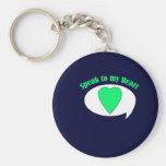 personalized heart keychain