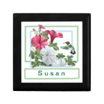 Personalized Hummingbird Keepsake Keepsake Box
