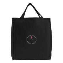 Personalized Initial Embroidered Bag