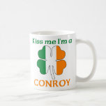 Personalized Irish Kiss Me I'm Conroy Mug