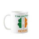 Personalized Irish Kiss Me I'm Hoare mugs