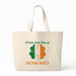 Personalized Irish Kiss Me I'm Howard bags