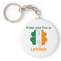 Personalized Irish Kiss Me I'm Levins keychains