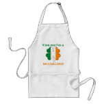 Personalized Irish Kiss Me I'm Mcclelland aprons