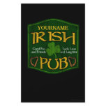 Personalized Irish Pub Sign flyers