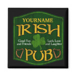 Personalized Irish Pub Sign magnets