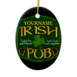 Personalized Irish Pub Sign ornaments