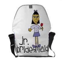 Personalized Junior Bridesmaid Messenger Bags