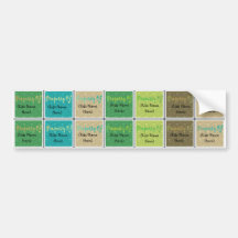 Personalized Kids Name Labels; Waterproof Stickers Bumper Sticker