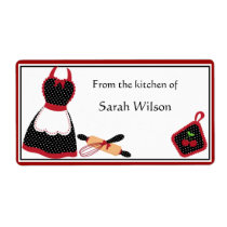 Personalized Kitchen Labels large size Shipping Labels
