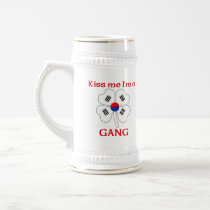 Personalized Korean Kiss Me I'm Gang Mugs