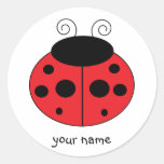 Personalized Ladybug Sticker