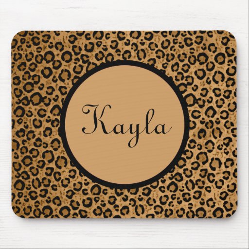 Personalized Leopard Mousepad