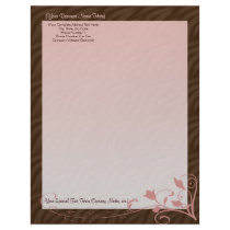 Personalized Letterhead, Feminine
