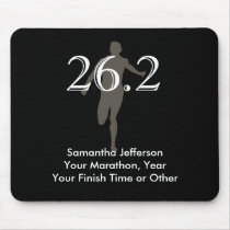 Personalized Marathon Runner 26.2 Keepsake Black