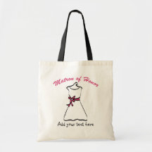 Personalized Matron of Honour Gifts Canvas Bag