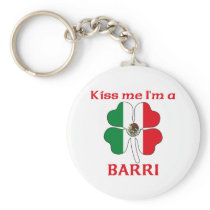 Personalized Mexican Kiss Me I'm Barri keychains