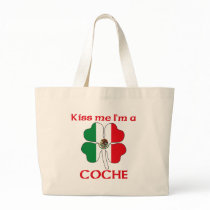 Personalized Mexican Kiss Me I'm Coche Canvas Bag