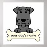Personalized Miniature Schnauzer Print