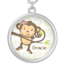 Personalized Monkey Necklace necklaces