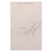Personalized Monogram Stationery