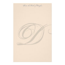 Personalized Monogram Stationery