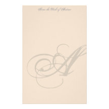 Personalized Monogram Stationery