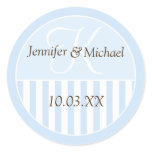 Personalized Monogrammed Wedding Favour Labels stickers