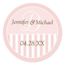 Personalized Monogrammed Wedding Favour Labels