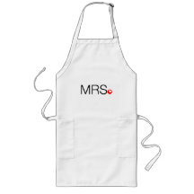 Personalized Mrs Wedding Apron