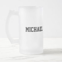 Personalized name bachelor beer stein sport mug
