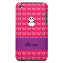 Personalized name panda iPod touch case