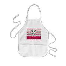 Personalized name panda watermelons hearts rainbow aprons