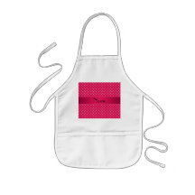 Personalized name pink diamonds aprons