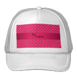 Personalized name pink diamonds hat