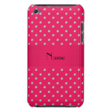 Personalized name pink diamonds iPod touch covers