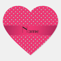 Personalized name pink diamonds sticker
