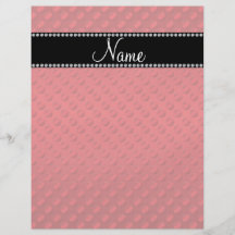 Personalized name red polka dots flyer
