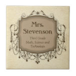 Personalized Name Teacher Classroom Sign Plaque tiles