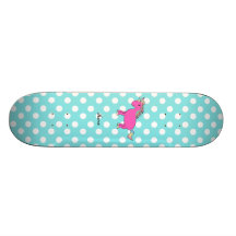Personalized name unicorn skateboard