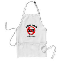 Personalized New Dad No Sleep Gift Apron