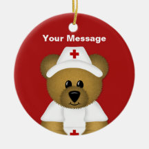 Personalized Nurse Christmas Ornament