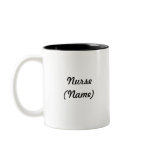 Personalized Nurse Teddy Bear Mug