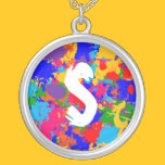 Personalized Paint Splatter necklaces