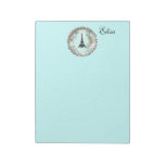 Personalized Paris French Eiffel Tower Note Pad