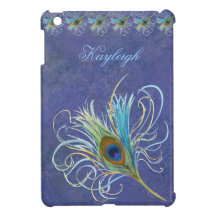 Personalized Peacock Dreams Cover For The iPad Mini