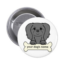 Personalized Pekingese Buttons