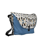 Personalized Penguin Hockey Messenger Bag