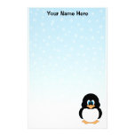 Personalized Penguin Stationery