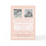 Personalized Photo Baby Birth Announcement Card
